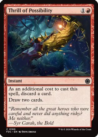 Thrill of Possibility  [Commander: Foundations]