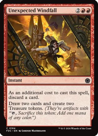 Unexpected Windfall  [Commander: Foundations]
