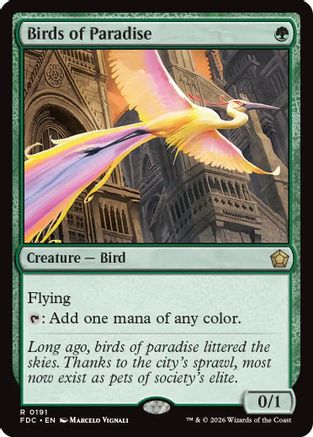 Birds of Paradise  [Commander: Foundations]