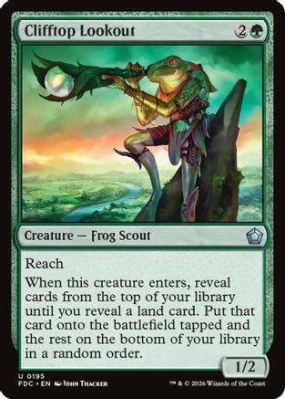 Clifftop Lookout  [Commander: Foundations]