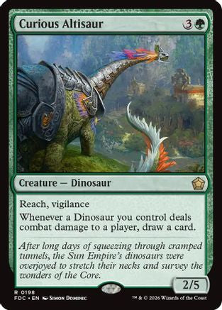Curious Altisaur  [Commander: Foundations]