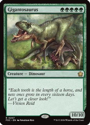 Gigantosaurus  [Commander: Foundations]