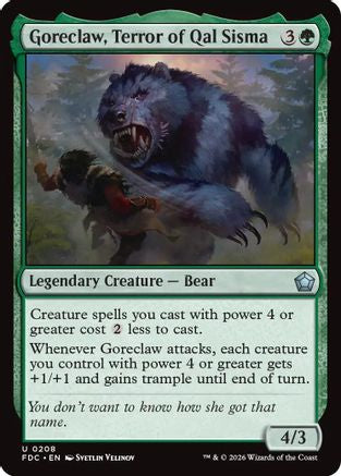 Goreclaw, Terror of Qal Sisma  [Commander: Foundations]