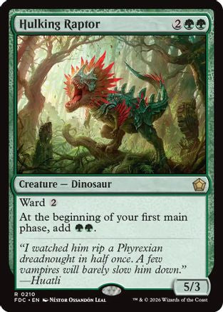 Hulking Raptor  [Commander: Foundations]