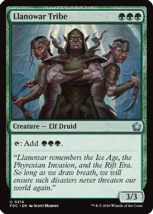 Llanowar Tribe  [Commander: Foundations]