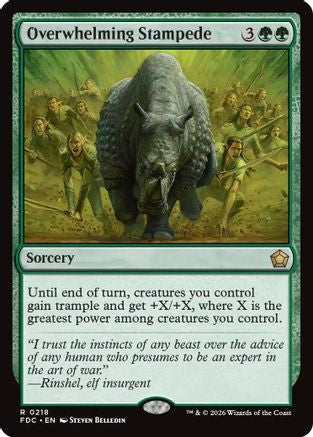 Overwhelming Stampede  [Commander: Foundations]