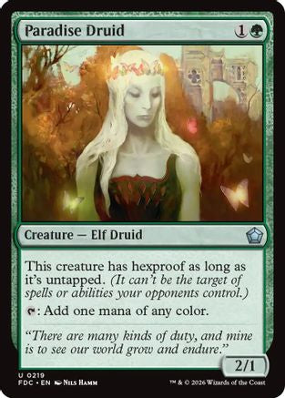 Paradise Druid  [Commander: Foundations]