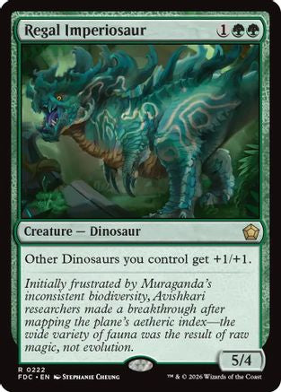 Regal Imperiosaur  [Commander: Foundations]