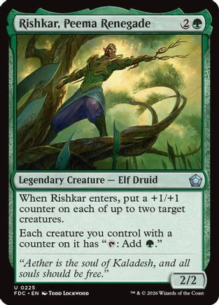 Rishkar, Peema Renegade  [Commander: Foundations]