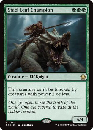 Steel Leaf Champion  [Commander: Foundations]