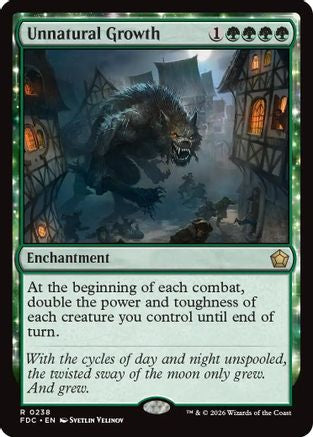 Unnatural Growth  [Commander: Foundations]