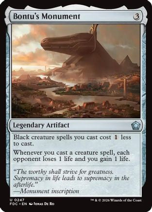 Bontu's Monument  [Commander: Foundations]