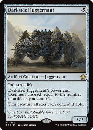 Darksteel Juggernaut  [Commander: Foundations]