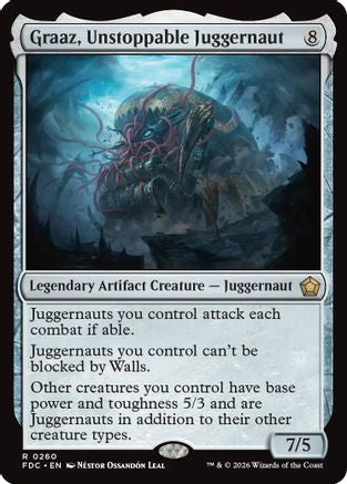 Graaz, Unstoppable Juggernaut  [Commander: Foundations]