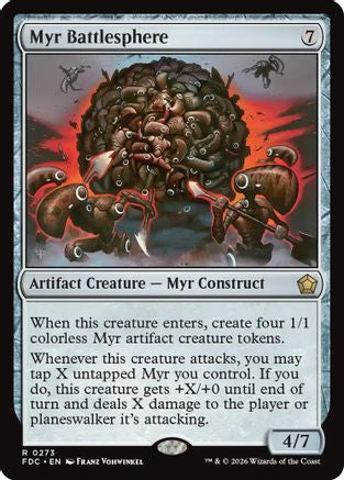 Myr Battlesphere  [Commander: Foundations]