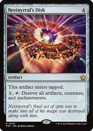 Nevinyrral's Disk  [Commander: Foundations]