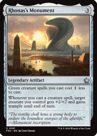 Rhonas's Monument  [Commander: Foundations]