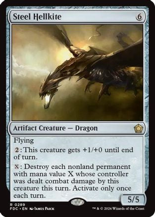 Steel Hellkite  [Commander: Foundations]