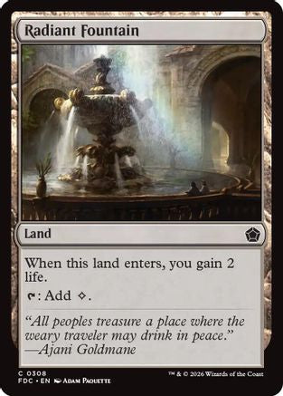 Radiant Fountain  [Commander: Foundations]