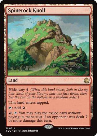 Spinerock Knoll  [Commander: Foundations]