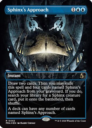 Sphinx's Approach (Borderless)  [Reality Fracture] Foil