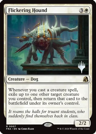 Flickering Hound  [Promo Pack: Reality Fracture] Foil