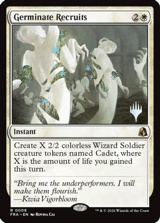 Germinate Recruits  [Promo Pack: Reality Fracture] Foil