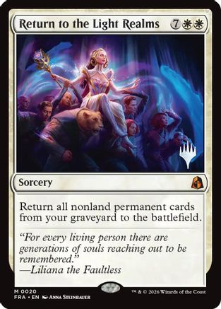Return to the Light Realms  [Promo Pack: Reality Fracture] Foil