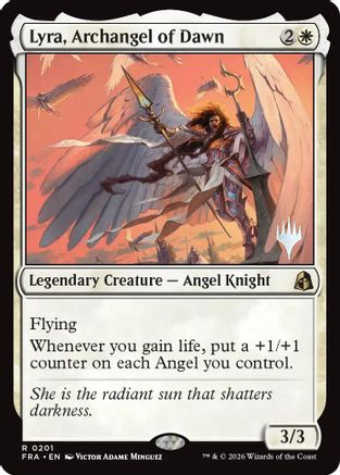 Lyra, Archangel of Dawn  [Promo Pack: Reality Fracture] Foil