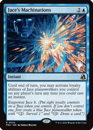 Jace's Machinations  [Promo Pack: Reality Fracture] Foil