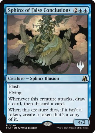 Sphinx of False Conclusions  [Promo Pack: Reality Fracture] Foil