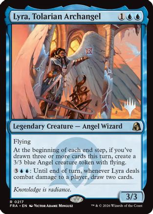 Lyra, Tolarian Archangel  [Promo Pack: Reality Fracture] Foil