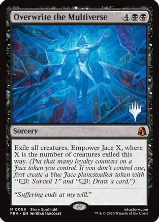 Overwrite the Multiverse  [Promo Pack: Reality Fracture] Foil