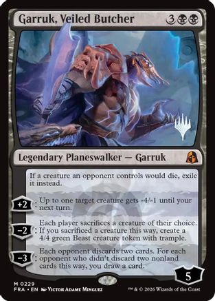 Garruk, Veiled Butcher  [Promo Pack: Reality Fracture]