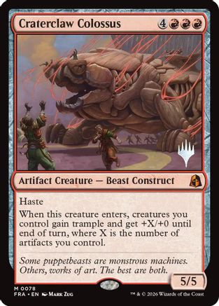 Craterclaw Colossus  [Promo Pack: Reality Fracture]