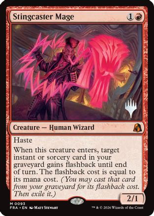 Stingcaster Mage  [Promo Pack: Reality Fracture] Foil