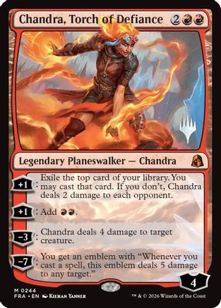Chandra, Torch of Defiance  [Promo Pack: Reality Fracture]