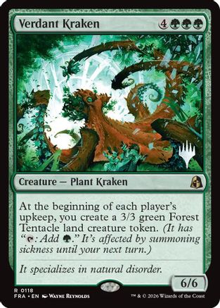 Verdant Kraken  [Promo Pack: Reality Fracture] Foil