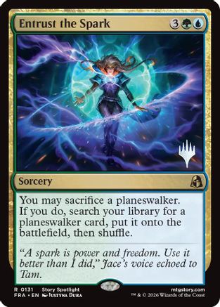 Entrust the Spark  [Promo Pack: Reality Fracture] Foil