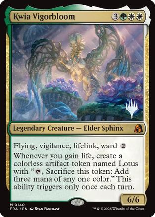 Kwia Vigorbloom  [Promo Pack: Reality Fracture] Foil