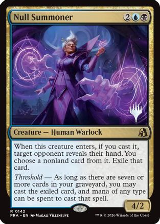 Null Summoner  [Promo Pack: Reality Fracture] Foil