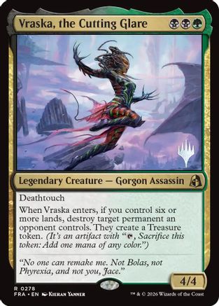 Vraska, the Cutting Glare  [Promo Pack: Reality Fracture] Foil