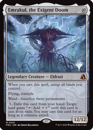 Emrakul, the Exigent Doom  [Promo Pack: Reality Fracture]