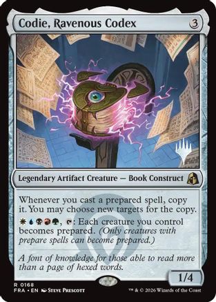 Codie, Ravenous Codex  [Promo Pack: Reality Fracture] Foil