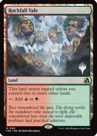 Rockfall Vale  [Promo Pack: Reality Fracture] Foil