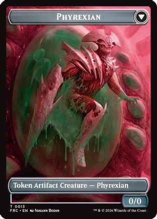 Phyrexian // Incubator Double-Sided Token  [Commander: Reality Fracture]