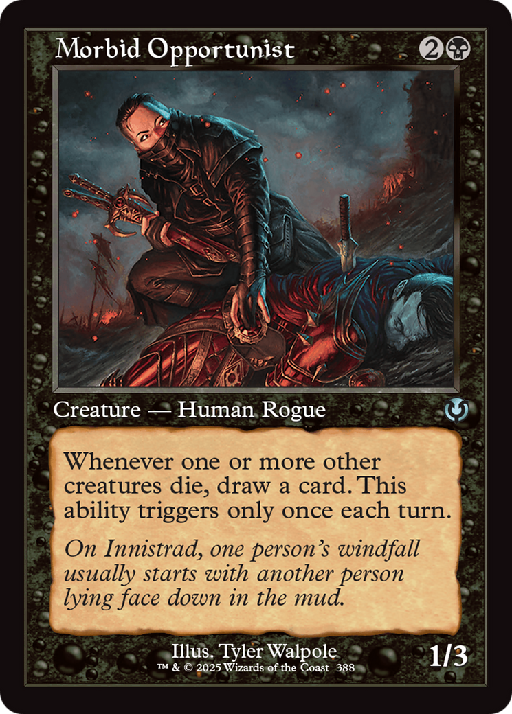 Morbid Opportunist (Retro Frame) [Innistrad Remastered] Foil