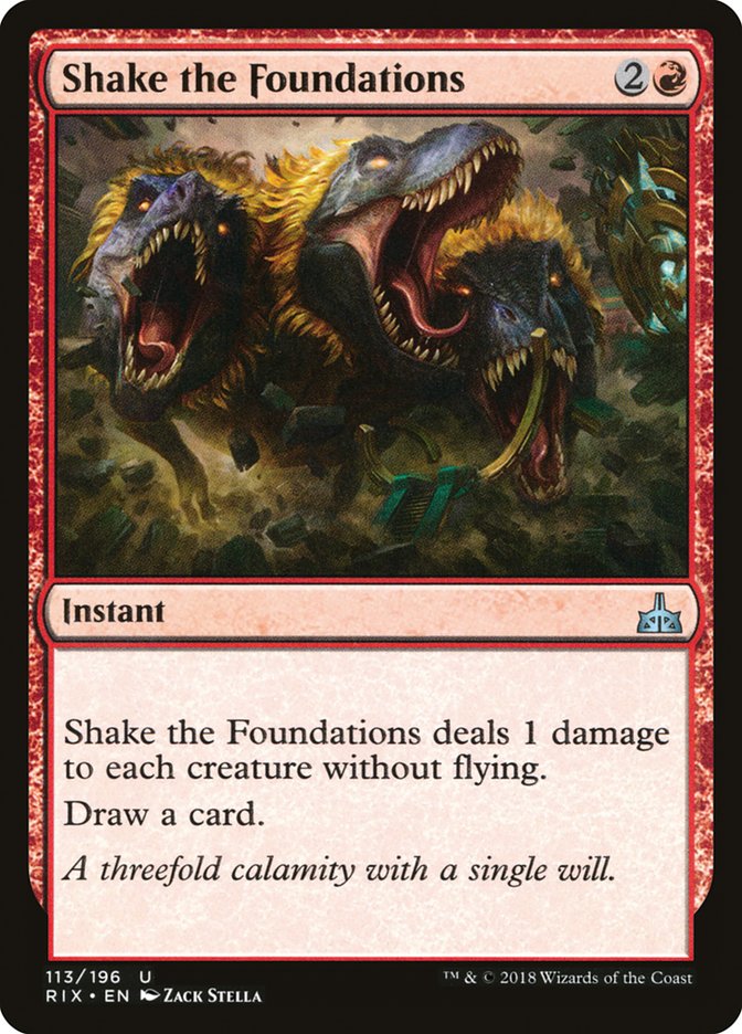 Shake the Foundations [Rivals of Ixalan] Foil