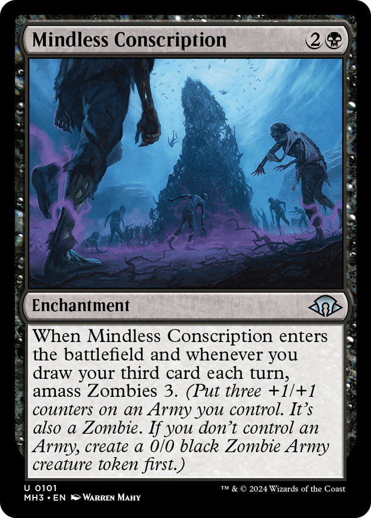 Mindless Conscription [Modern Horizons 3] Foil