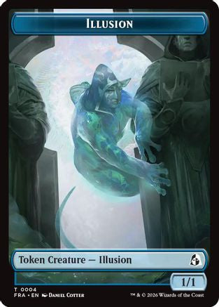Illusion // Jace Double-Sided Token  [Reality Fracture]